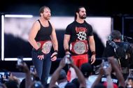 Ambrose and Rollins as Raw tag team champions